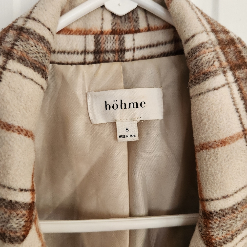 Bohme Plaid Peacoat - Picture 7 of 11